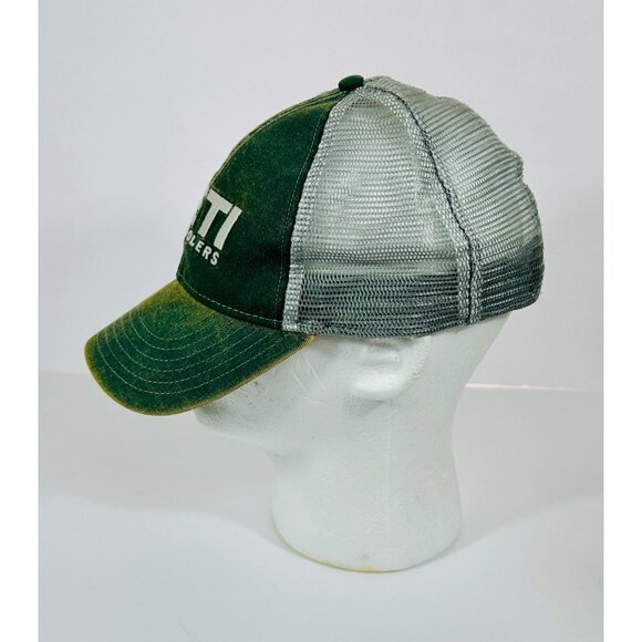 Yeti Coolers Green Mesh Trucker Hat Adjustable Snapback Distressed Unisex Cap - Picture 5 of 11